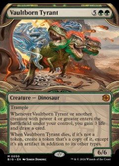 Vaultborn Tyrant Outlaws of Thunder Junction- The Big Score Vault Frame